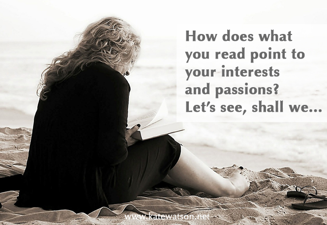 How what you reads points to your interests and passions