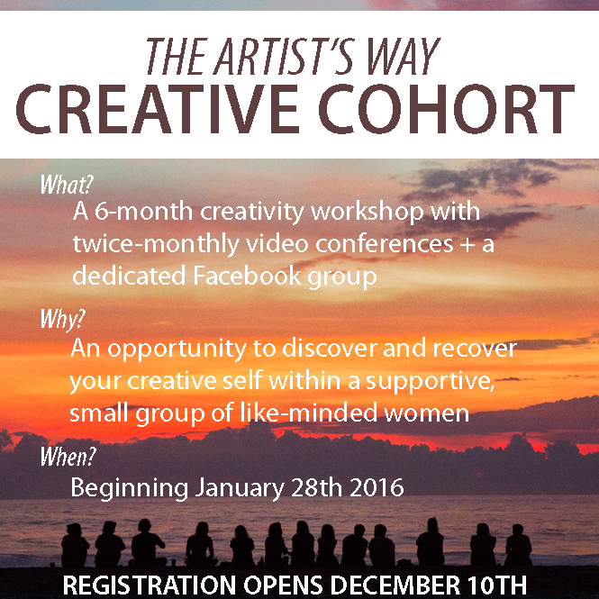 The Artist's Way Creative Cohort Launches January 28th